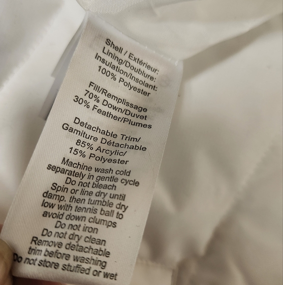 NWT Womens North End Winter White Down-Filled 3/4 Length Coat Size Sm - Picture 9 of 14